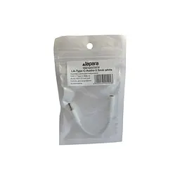 Перехідник Lapara USB Type-C Male - Audio AUX mini jack 3,5 mm Female (LA-Type-C-Audio-3.5mm white) - мініатюра 6