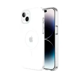 Чохол Vokamo для iPhone 15 з магнітом Glacier білий матовий - мініатюра 2