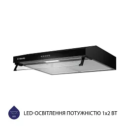 Витяжка плоска Minola HPL 614 BL - мініатюра 3