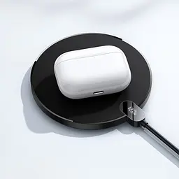 Бездротовий ЗП Baseus Digital LED Display Gen 2 Wireless Charger 15W чорний CCED000001 - мініатюра 7