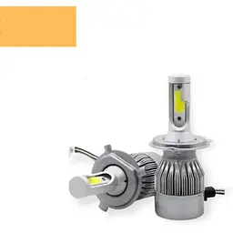 Лампи XPRO C6 H4 світлодіодні надяскраві LED в авто 6000К 35W 2 шт. (C6 H4) - мініатюра 2