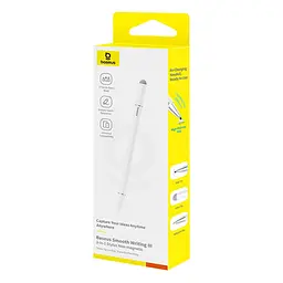 Стилус Baseus Smooth Writing III 3-in-1 Passive Stylus Non-magnetic Version Moon White - мініатюра 2