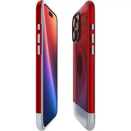 Чохол Spigen Classic C1 with MagSafe Ruby для iPhone 16 Pro (ACS08154) - мініатюра 4
