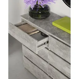 Комод в спальню MebelStar Нео 8Ш 120x43x98 см Бетон (MBS-1094) - мініатюра 3