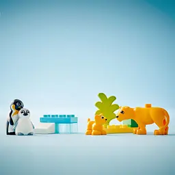 Конструктор LEGO DUPLO Сімейства диких тварин: Пінгвіни та Леви, 10 деталей (10442) - мініатюра 4