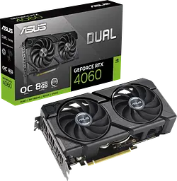 Відеокарта GeForce RTX 4060 8GB Asus Dual Evo OC (DUAL-RTX4060-O8G-EVO) Б/В