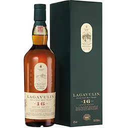 Віскі Lagavulin 16 yo, в подарунковій упаковці, 43%, 0,7 л (421115)