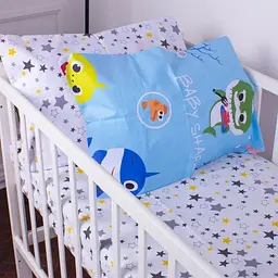 Наволочка MirSon Kids Time 17-0522 Sharks are fun Бязь різнокольорова - мініатюра 2
