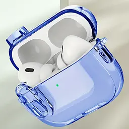 Футляр TPU Colorful для навушників Airpods 4 Blue - мініатюра 4