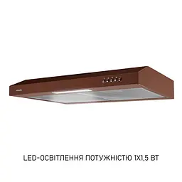Витяжка плоска Minola HPL 612 BR - мініатюра 4