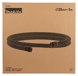 Шланг гнучкий 28 х 5000 мм для пилососів Makita VC013G, VC014G, DVC750 (1915G6-9) - мініатюра 3