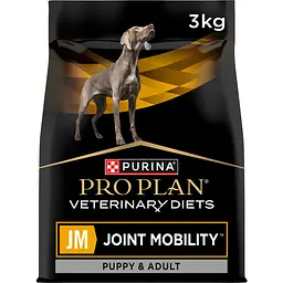 Сухий корм для цуценят, дорослих собак і собак похилого віку Purina Pro Plan JM Joint Mobility для підтримки суглобів 3 кг