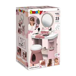 Игровой набор Smoby Бьюти столик. Стилист с набором косметики, 15 аксессуаров (7600320257) - миниатюра 6