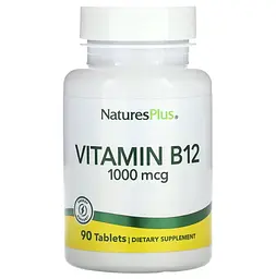 Вітамін В-12, Vitamin B-12, 1000 мкг, 90 таблеток Nature's Plus vit0001777