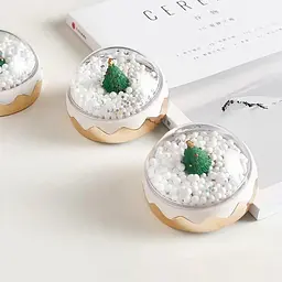 Кухоль з кришкою новорічний Santa Claus 13663 400 мл зелений - мініатюра 3