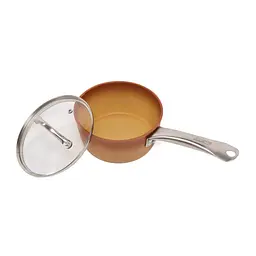 Ківш Heinner Ceramica Do Brazil, зі скляною кришкою, 16 см, 1,2 л (HR-BET-ERH16C) - мініатюра 2