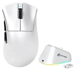 Мышь Attack Shark V3 Pro Wireless (AS-6972792472584-W) White (G-000004009)