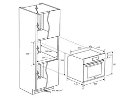 Духовка електрична Haier HWO60SM2F3BH - мініатюра 3