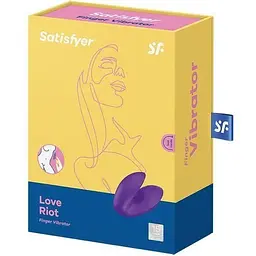 Вібратор на палець Satisfyer Love Riot Purple 12 варіантів використання - мініатюра 6