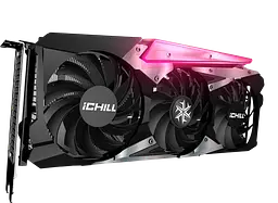 Відеокарта GeForce RTX 3060 Ti 8GB Inno3D iChill X3 Red (C306T3-08D6X-1671VA39H) Б/В - мініатюра 2