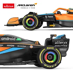 Машинка McLaren F1 MCL36 помаранчевий RASTAR модель 1:12 Автомобіль на дистанційному керуванні + пульт - мініатюра 9