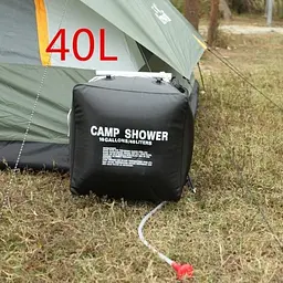 Портативний душ Camp Shower 40 л туристичний, для дачі, з розпилювачем та шлангом - мініатюра 9