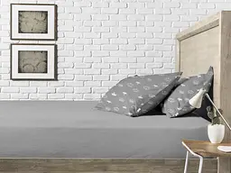 Набір наволочки і простирадло CROWN GREY GREY COSAS (4822052027936) - мініатюра 2