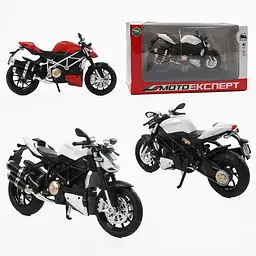 Колекційна масштабна модель мотоцикла TK Group Ducati Streetfighter S зі світлом, звуком та амортизацією 1:12 - мініатюра 7