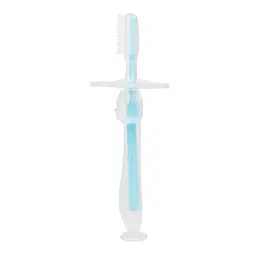 Силіконова зубна щітка Mumlove MGZ-0707(Blue) з обмежувачем
