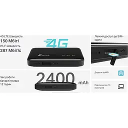 Мобільний Wi-Fi роутер TP-Link M7005 - мініатюра 7