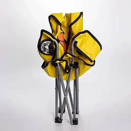 Дитяче крісло Lugi SJ-0065Y туристичне складане 34х58х65 см жовте - мініатюра 3