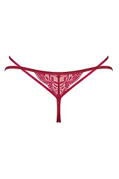 Трусики-стринги Obsessive Ivetta L/XL червоний - мініатюра 8