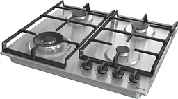 Варильна поверхня газова Gorenje 60 см чугун конфорка Wok нержавіюча сталь - мініатюра 4
