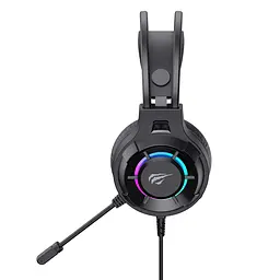 Ігрові навушники з мікрофоном HAVIT H2049d RGB Black HAVIT (29172-000) - мініатюра 4