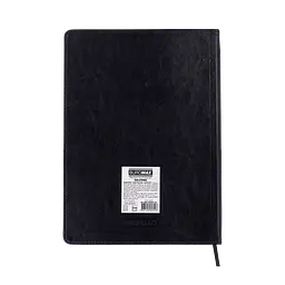 Щоденник недатований Buromax Salerno L2U А4 штучна шкіра 336 сторінок чорний (BM.20990-01) - мініатюра 4