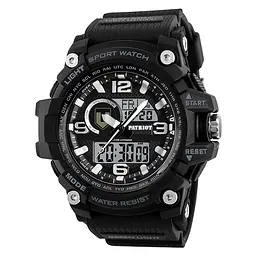 Чоловічий наручний годинник 012BKTRO ТРО Чорні + Коробка. Patriot acs0031000 - мініатюра 2
