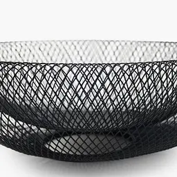 Кошик для фруктів MBM Home металевий 270x90 мм чорний (KP-144 S BLACK) - мініатюра 3