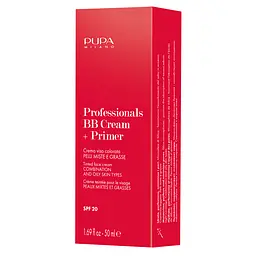 BB-крем Pupa Professionals BB Cream + Primer SPF 20 для комбінованної та жирної шкіри відтінок 01 (Nude) 50 мл - мініатюра 3