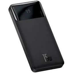 Зовнішній акумулятор Baseus Bipow Digital Display 10000mAh 15w (black) - мініатюра 9