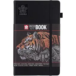 Блокнот Sakura Sketch А5 (13х21 см) 140 г/м2 80 л чорний