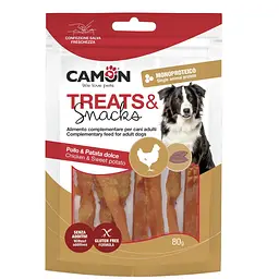 Палички Camon, Treats & Snacks з куркою та бататом, 11 см, 80 г