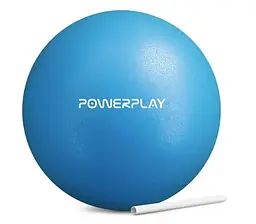 М'яч для пілатесу, йоги та реабілітації PowerPlay PP_4415 Body Shape Ball 22 см Синій (PP_4415_Blue) - мініатюра 2