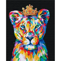 Картина за номерами "Райдужний царевич лев" BS51839 Brushme (9995482062107)