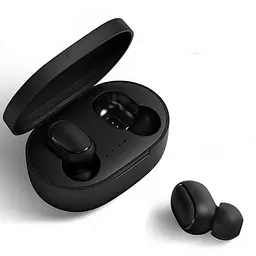 Бездротові вакуумні сенсорні навушники A6S з підключенням через Bluetooth з шумопоглинанням Чорний 