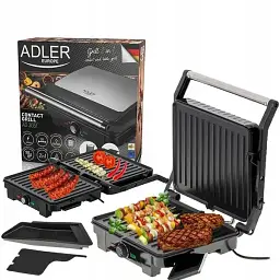 Електрогриль контактний Adler AD 3051 2800 Вт - мініатюра 6