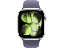 Смарт-годинник Apple Watch Series 11 GPS 42mm Silver Alu. Case w. Purple Fog S. Band - M/L (MEU74) - мініатюра 2