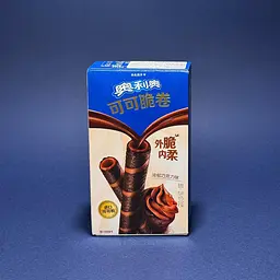 Вафельні трубочки Oreo Cream-Filled Wafers Chocolate 50 г - мініатюра 2