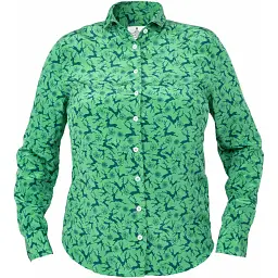 Блуза Habsburg 42 с оленями женская Green