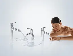 Змішувач для умивальника Hansgrohe Talis S EcoSmart 72020000 Хром - мініатюра 3