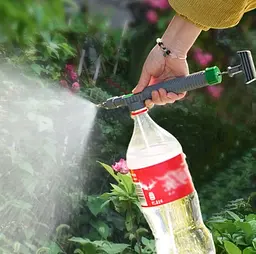 Насадка на пляшку для води MK-41 розпилювач-туман з кнопкою регулювання струму води - мініатюра 3